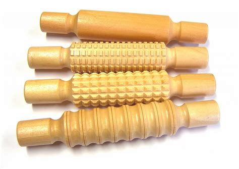 Wooden Rolling Pin Set Of 4 Bambino Planet