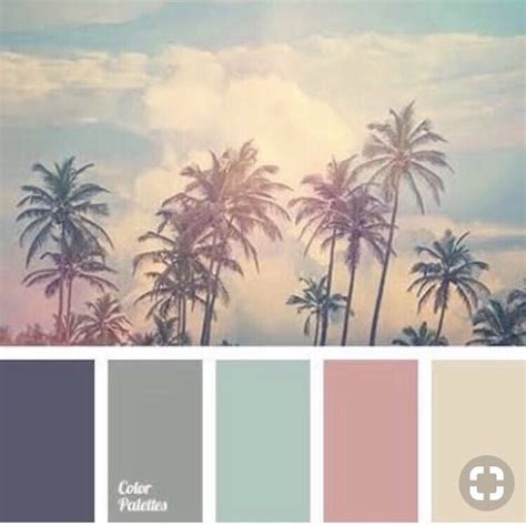 Boho beach bungalow color scheme / color palette in 2020 | Color