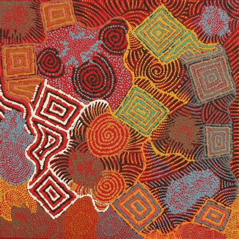 Contemporary Australian Authentic Aboriginal Art Gambaran