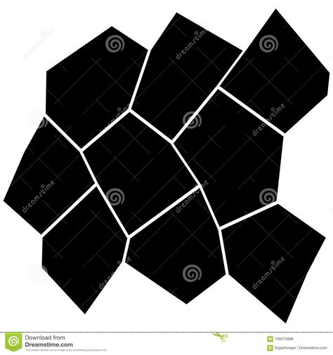 Black And White Irregular Grid Stock Vector - Illustration ...