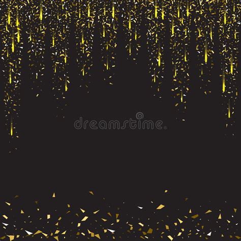 Abstract Gold Glitter Splatter Background For The Card Invitation