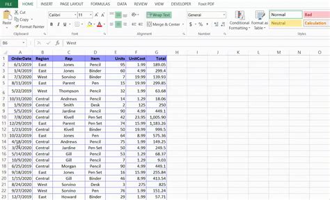Jak sortować według daty w Excelu pojedyncza kolumna i wiele kolumn
