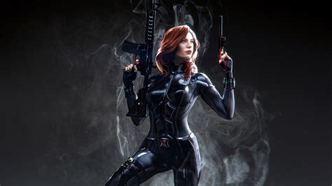 Black widow outfit hasn't been seen in a while, which means it might be rare! 1920x1080 Black Widow Marvel Superhero Laptop Full HD ...