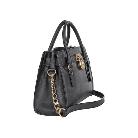 Women handbags are the most needed accessory in modern times. Michael Kors Hamilton Satchel Handbag - Black - Hamilton ...