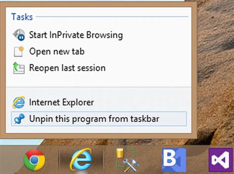 How To Enable Pinning Of Programs To Taskbar In Windows 8