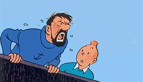 La Rencontre De Tintin Et Du Capitaine Haddock Se Fait Dans