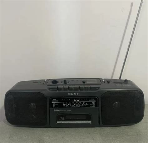 Vintage Sony Cfs L Radio Cassette Corder Band Boombox Fm Mw Lw