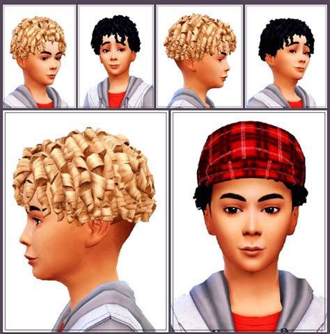 Tight Curls Shaved Boys Hair At Birksches Sims Blog Sims 4 Updates