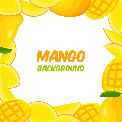 Premium Vector Mango Frame