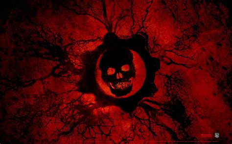 Red Skull Wallpaper Hd Black And Red Skull Wallpapers Gears Of War 3