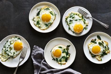 Fried Eggs With Fried Herbs Recipe On Food52 Recipe Herb Recipes