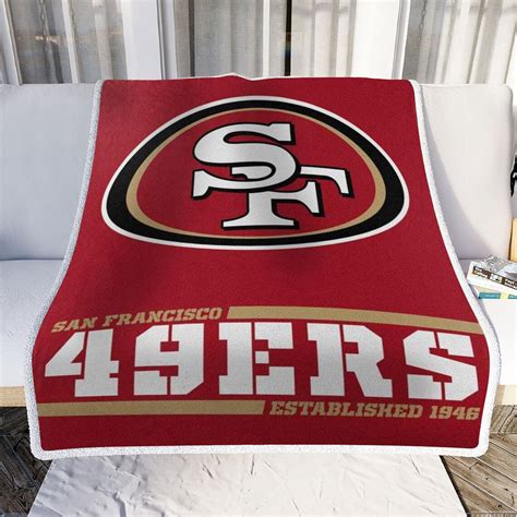 San Francisco 49ers Blanket Throw Blanket Couch Throw Etsy