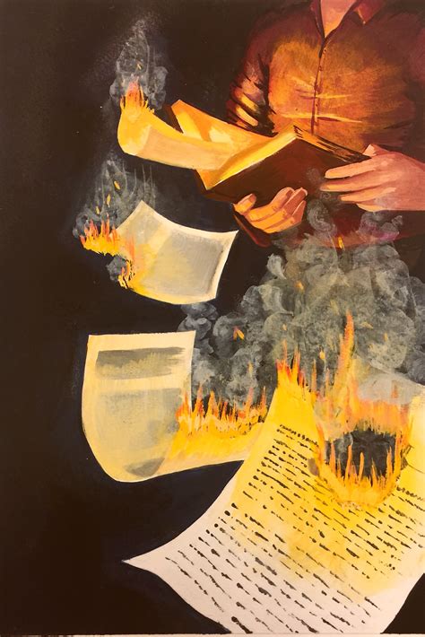 Fahrenheit 451 Book Cover Project On Behance