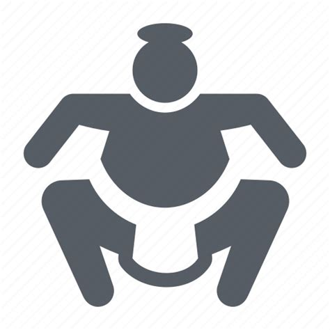 Japan People Sport Sumo Wrestling Icon Download On Iconfinder