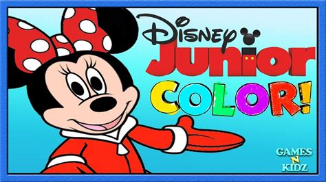 Disney Junior Color Minnie Mouse And Doc Mcstuffins Christmas Disney