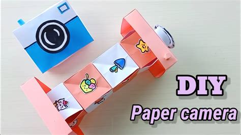 Diy Magic Paper Camera Photo Box Paper Craft Paper Camera Diy