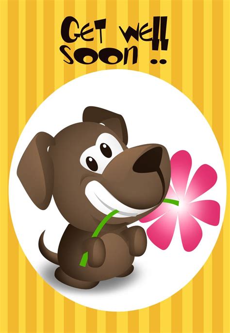 Get Well Soon Free Printable Get Well Soon Puppy Greeting Card Get