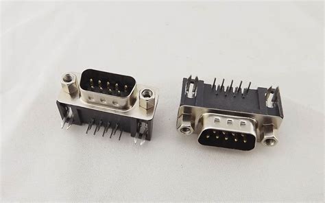 10x Db9 D Sub 9 Pin Rs232 Serial Female Socket Pcb Solder Type