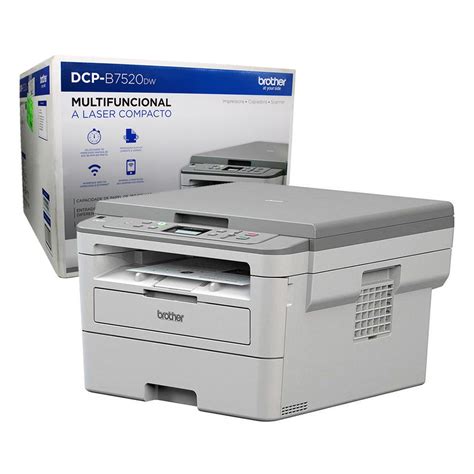 Impressora Multifuncional Laser Brother Dcp B7520dw Monocromática
