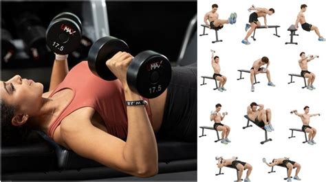 Tone Your Entire Body With Just Dumbbells And A Bench Find Out How With 8 Moves