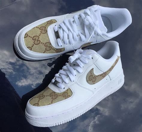 All sizes in air forces ones available for purchase mens custom nikes, womens custom nikes, childrens custom made nikes. Custom Gucci Air Force 1 | NIKE! Sneakers in 2019 ...