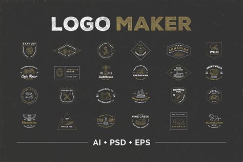 Logo Maker Creative Logo Templates Creative Market