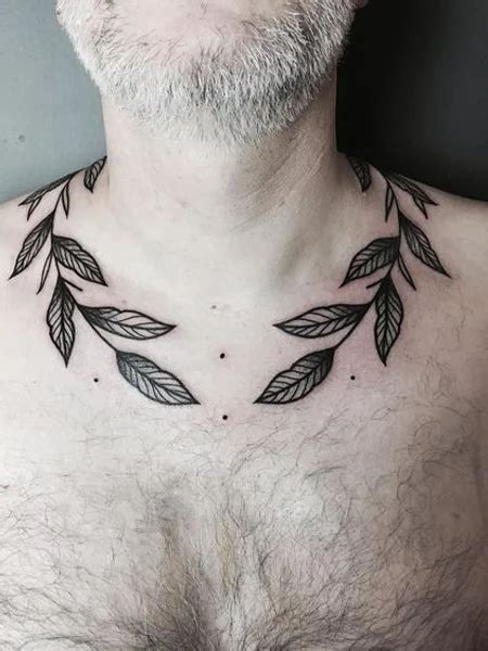 15 Statement Collarbone Tattoos For Men In 2020 The Trend Spotter Diy