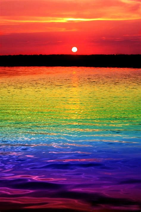 Pin By Nadia Coutlee On Art And Photography Rainbow Sunset Beautiful