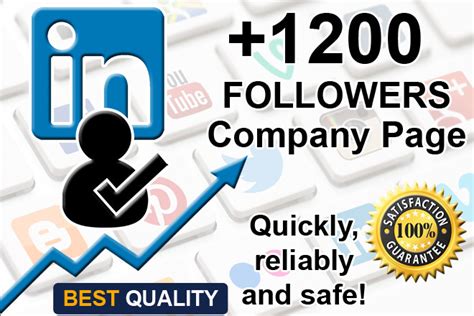 1200 Followers On Linkedin Company Page Guarantee 100 Safe For 20