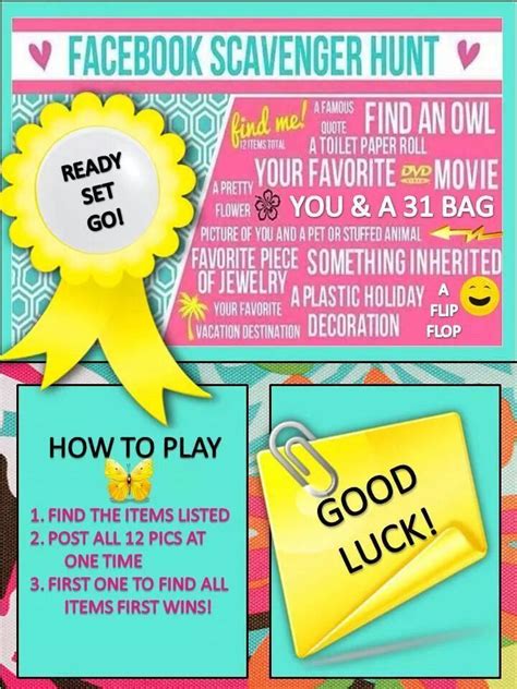 A treasure hunt game, ready to play in just 10 minutes. 27 best Thirty One Games images on Pinterest | 31 ideas ...