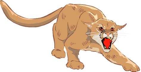 Cougar Clip Art Many Interesting Cliparts Panther Clipart Free