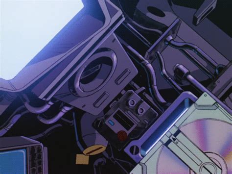 90s, animation, computer, cyberpunk, gif, retro, tech ... Animated gif about gif in anime by hoshi on we heart it.