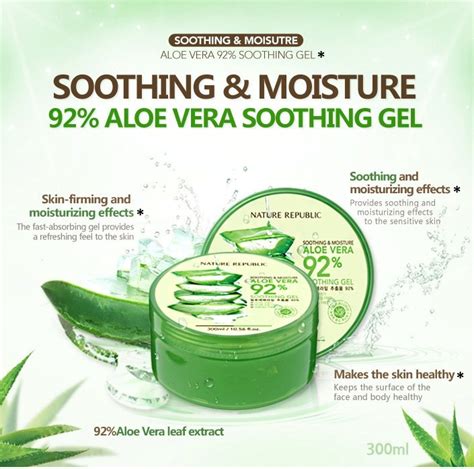 Aloe vera gel is great for. Nature Republic Aloe Vera Soothing Gel | Hermo Online Malaysia