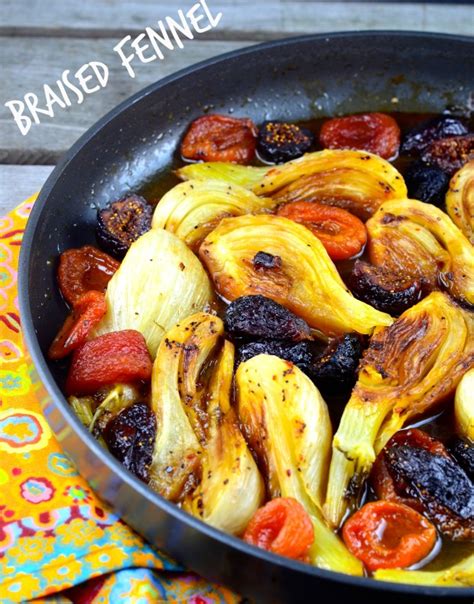 Passover Recipes Braised Fennel With Apricots And Figs