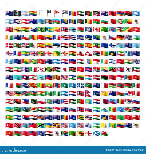 Flags Of All Countries All Country Flags Together Vectors Photo Stock