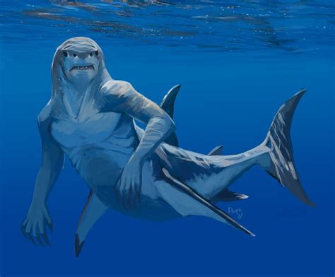 Artstation Shark Boy Jessica Downs Creature Concept Art Mythical