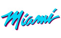 Specific - Miami Heat Vice Font Photoshop | Photoshop Gurus Forum png image