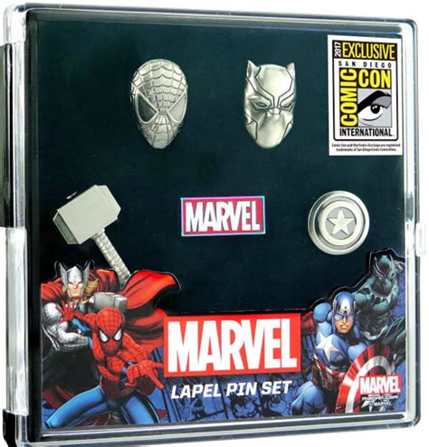 San Diego Comic Con 2017 Marvel Pin Set Disney Pins Blog
