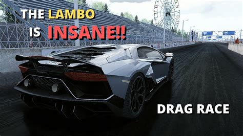 The Lambo Is Insane Assetto Corsa Drag Race YouTube