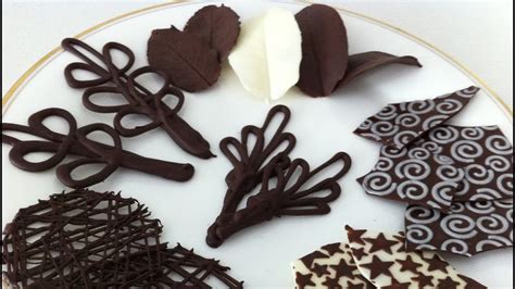 How To Make Chocolate Garnishes Decorations Tutorial Part 2 How To Cook