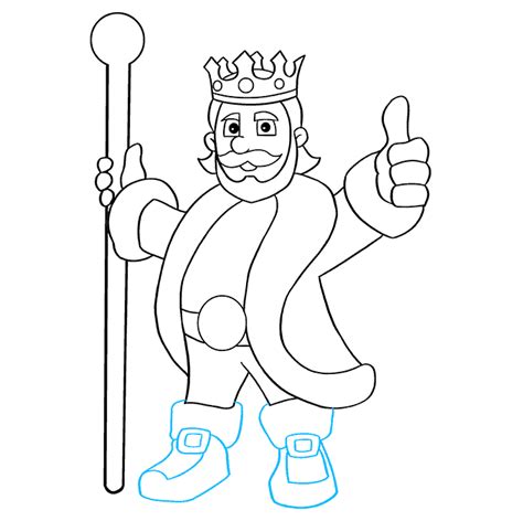 How To Draw A King Really Easy Drawing Tutorial