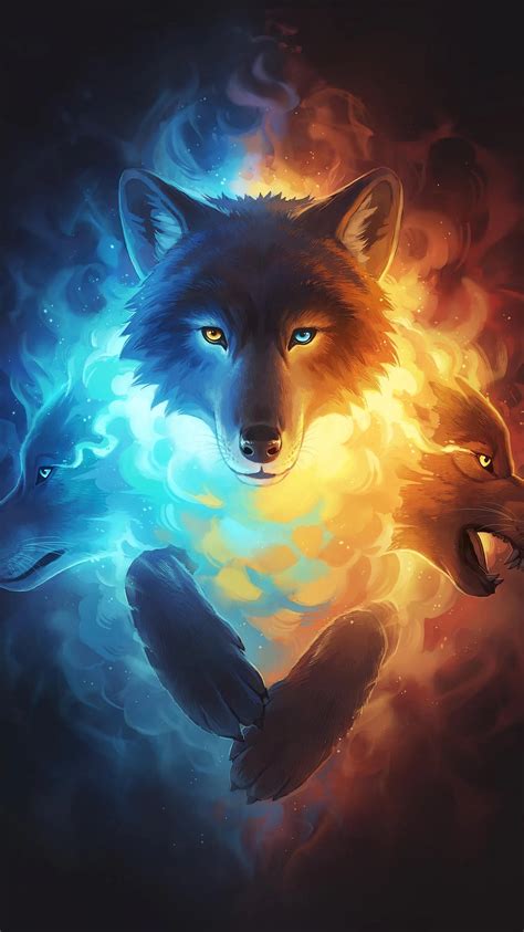 Fire Wolf By Alexskywar On Deviantart