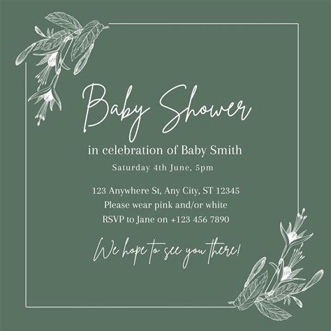 Free Printable Baby Boy Shower Invitation Templates Free Sample