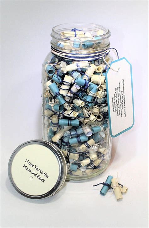 Sometimes, you post a photo, write a post. 365 Days Love Notes Jar -Message Filled 64 oz Mason Jar ...