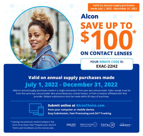 Save Up To On Your Alcon Contact Lens Purchase
