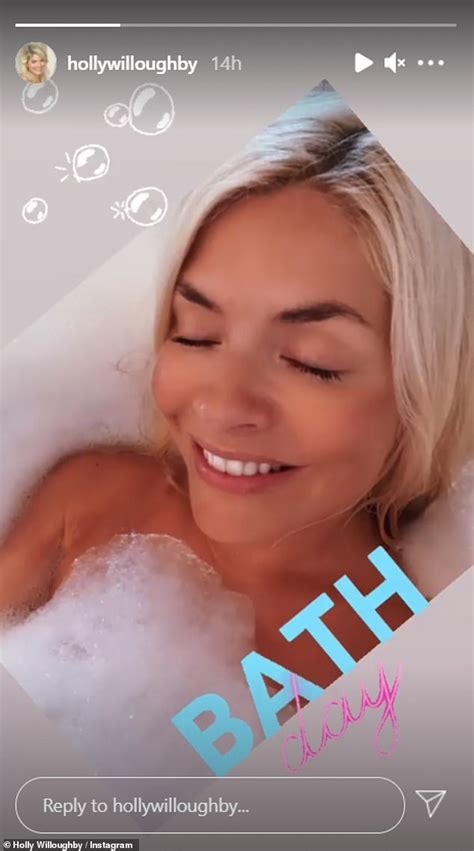 Holly Willoughby Shares Radiant Bathtime Snap During This Morning