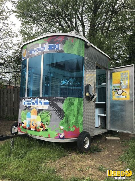 8 X 10 Snowie Shaved Ice Concession Trailer Mobile Snowball
