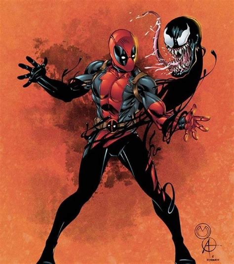 Deadpool And Venom Marvel N Dc Marvel Comics Breaking The 4th Wall