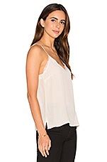 ANINE BING Silk Camisole With Lace Details In Nude REVOLVE
