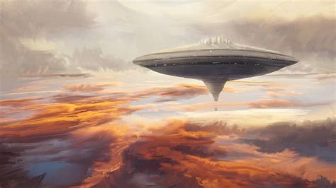 Floating Gray Spaceship Digital Wallpaper Star Wars Cloud City